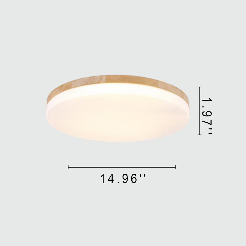 Moderne Ronde Led-plafondlamp Met Acryl Kap