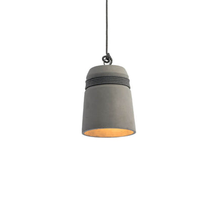 Industriële Cement Kolom Touw Draad 1-Lichts Hanglamp