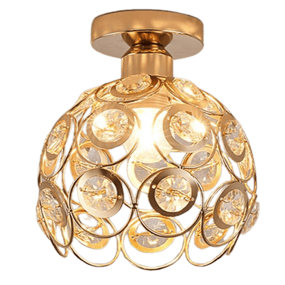 Prachtige Gouden Luxe Bal Hal Plafondlamp