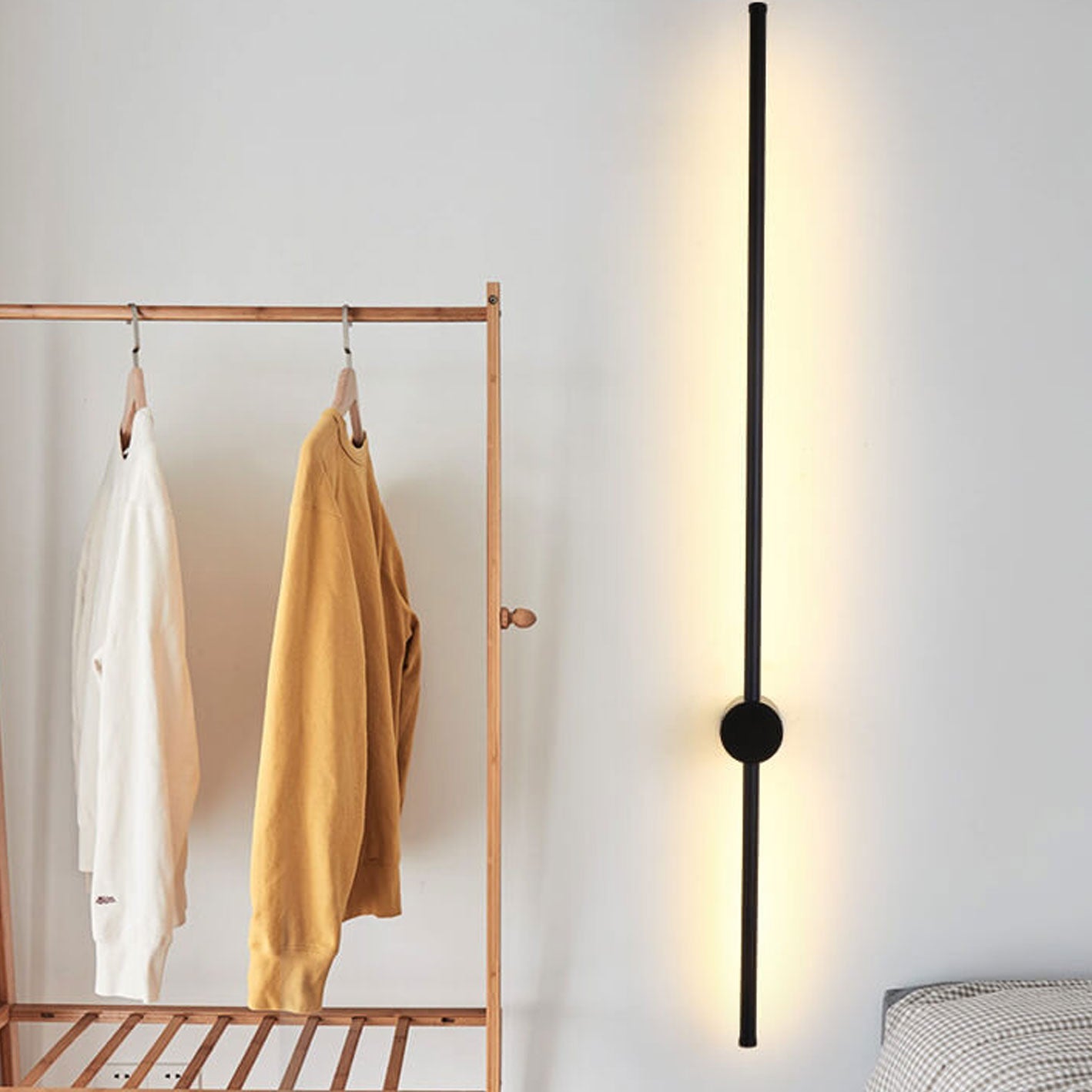 Minimalistische Strip Aluminium Led Wandlamp