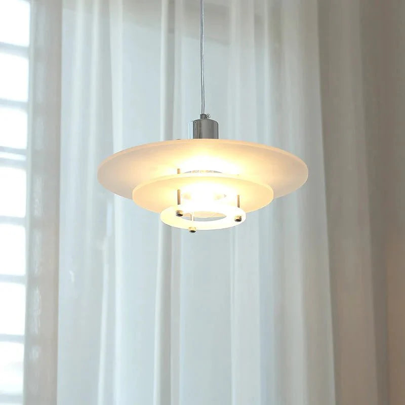 Moderne Ufo-Vormige Kroonluchter Vintage Hanglamp