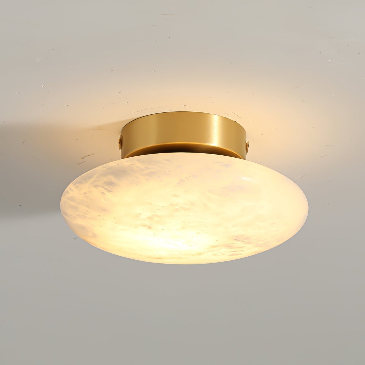 Ovale Albasten Plafondlamp