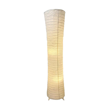 Hedendaagse Nordic Paper Column Cubic 2-Lichts Staande Vloerlamp Voor Slaapkamer