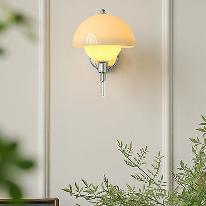 Paddestoel Wandlamp Crème