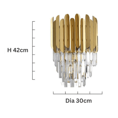 Mini Kroonluchter Wandlamp