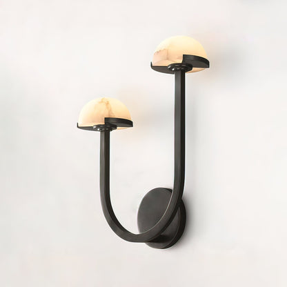 Paddestoel Albasten Wandlamp