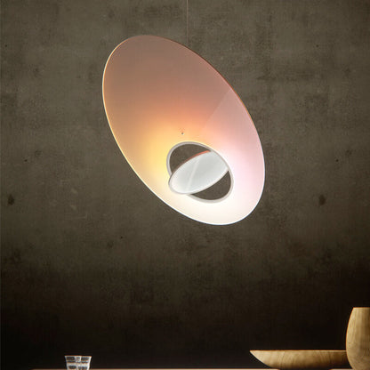 Galaxy Satellite Saturn Acryl 1-Lichts Led Artistieke Hanglamp