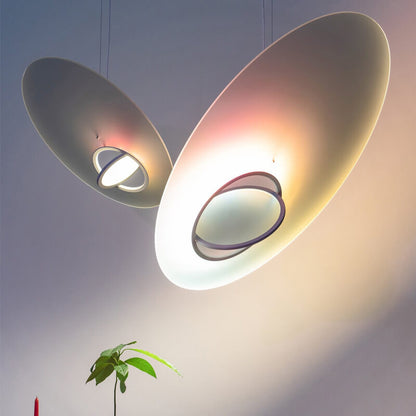 Galaxy Satellite Saturn Acryl 1-Lichts Led Artistieke Hanglamp