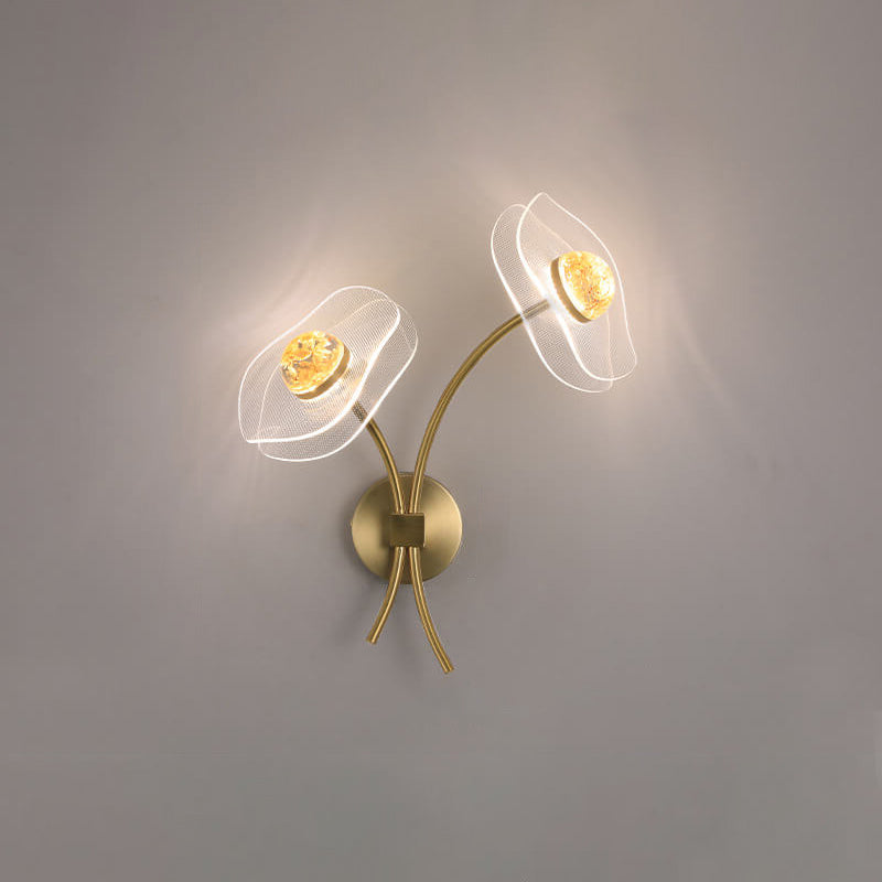 Europese Creatieve Lotusbloemen Acryl Led Wandlamp