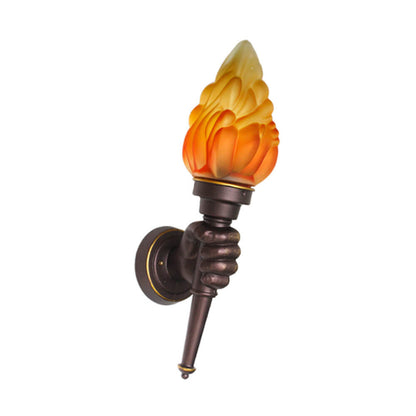 Creatieve Vintage Torch 1-lichts Wandlamp