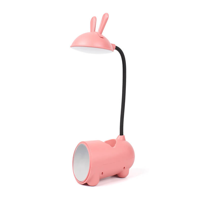 Cartoon Creatieve Konijn LED Touch USB Penhouder Bureaulamp