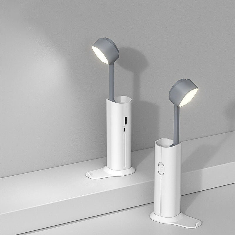 Creatieve Kleine Intrekbare Powerbank Zaklamp Led Tafellamp