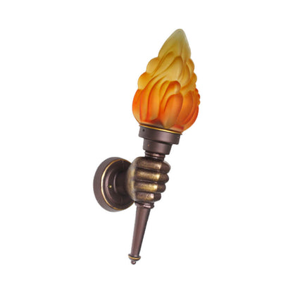 Creatieve Vintage Torch 1-lichts Wandlamp