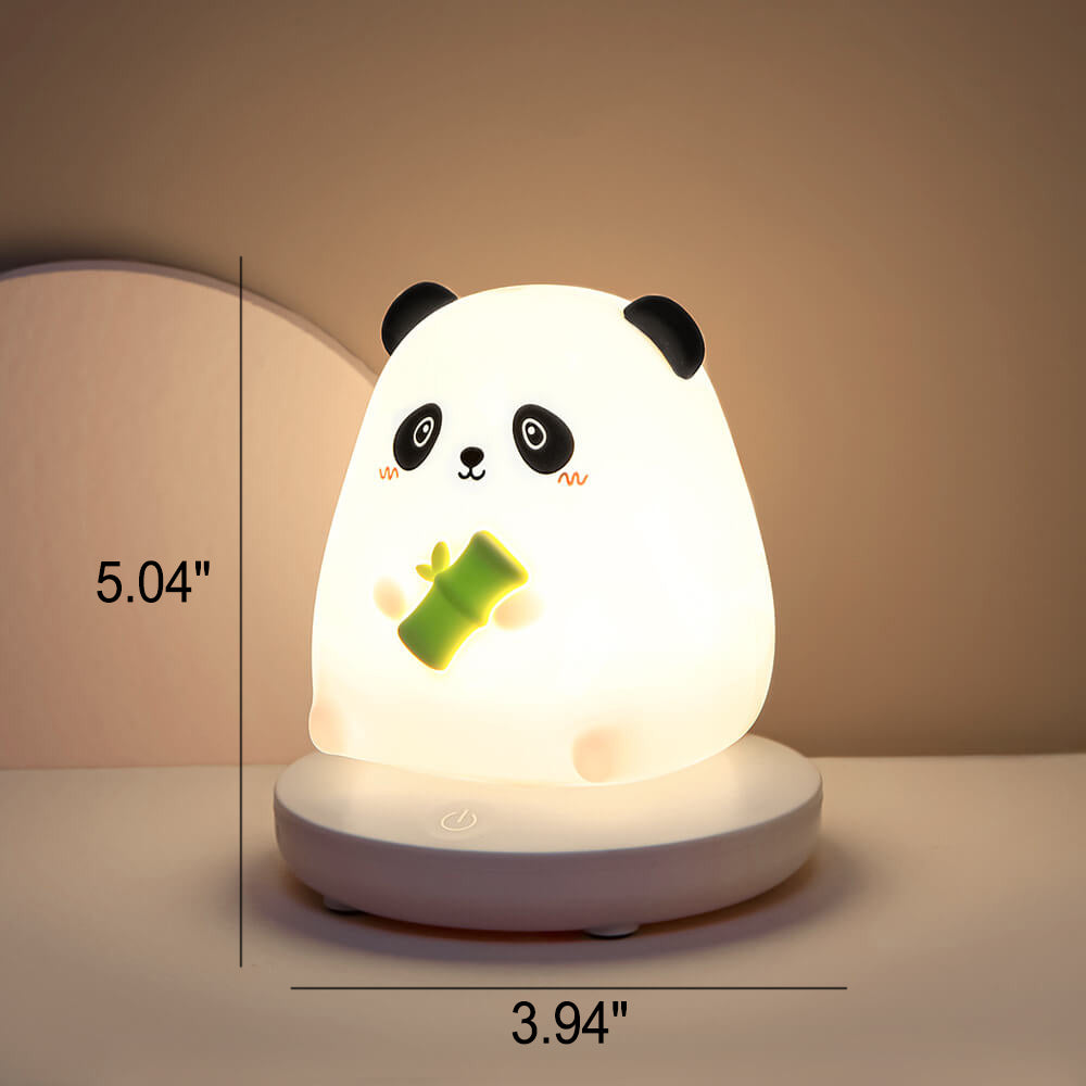 Creatieve Siliconen Dieren Usb Oplaadbare Nachtlamp Decoratieve Tafellamp