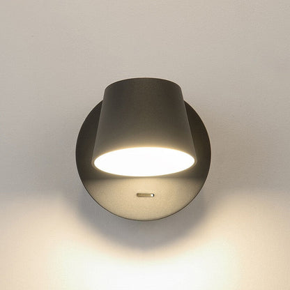 Moderne Minimalistische Koepelvormige, Gematteerde, Draaibare Aluminium Led-wandlamp Voor De Slaapkamer