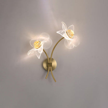 Europese Creatieve Lotusbloemen Acryl Led Wandlamp