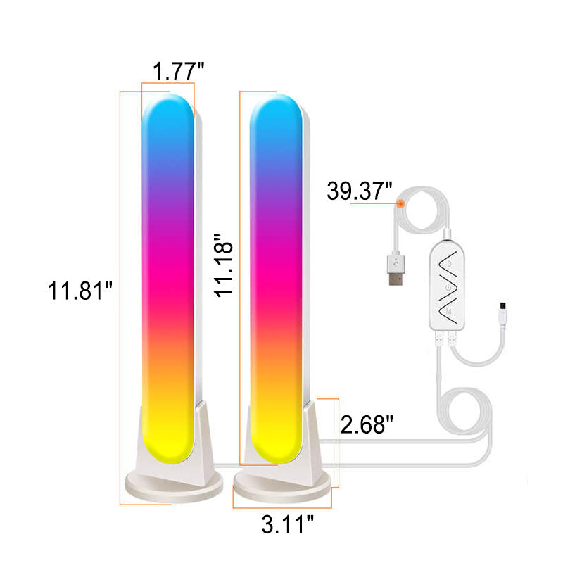 Creatieve Column Illusion Rgb Bluetooth Led Ambient Tafellamp