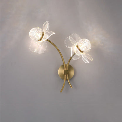 Europese Creatieve Lotusbloemen Acryl Led Wandlamp