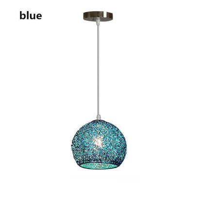 Hedendaagse Creatieve Aluminium Macaron Ronde Hanglamp Met 1 Lichtpunt Voor De Woonkamer