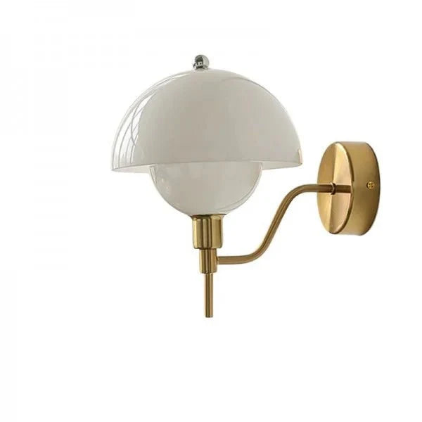 Paddestoel Wandlamp Crème