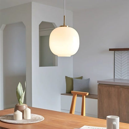 Moderne Scandinavische Opaalglas Radihous Hanglamp